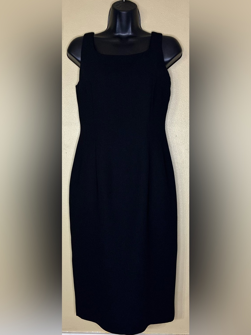 Jones New York Strapless Black Sheath Dress